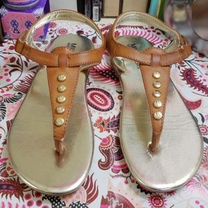 KIDS Michael Kors Bello Sandal with heel strap